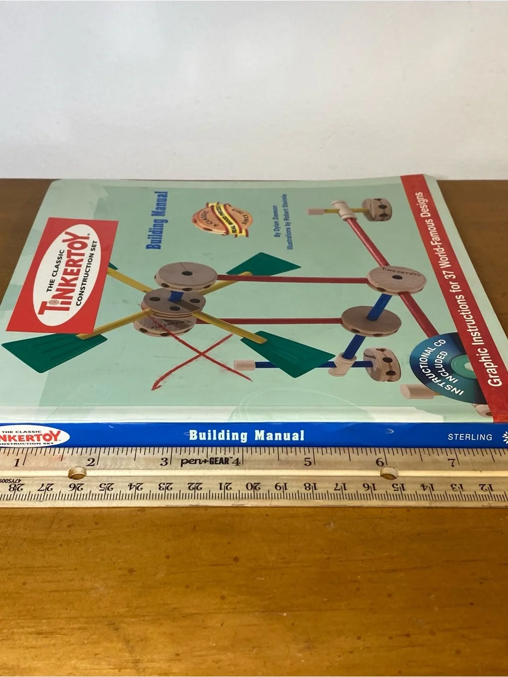 TINKERTOY Building Manual: Graphic Instructions for 37 World-Famous Designs